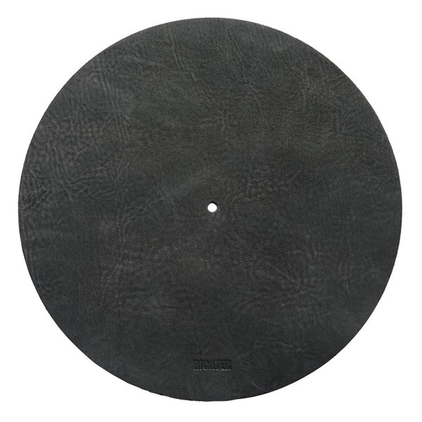 Turntable Leather Mat / Slipmat Anthracite #1721