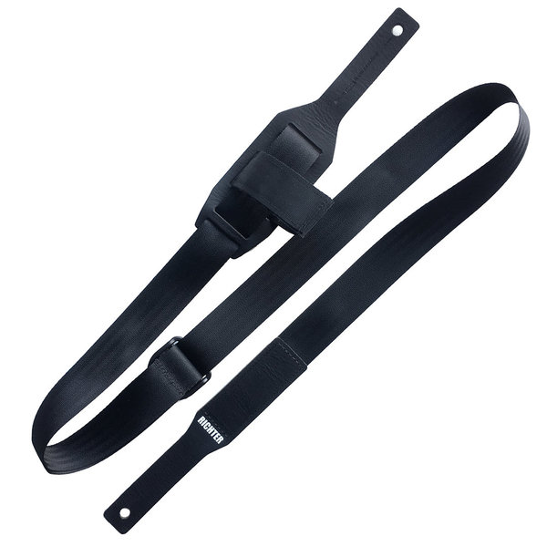 Spin-It Black Guitar Strap #1396 Discontinued Model